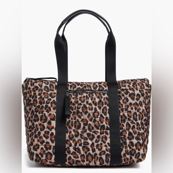 Kate Spade Camden Spotted Leopard Print Tote with Black Accents